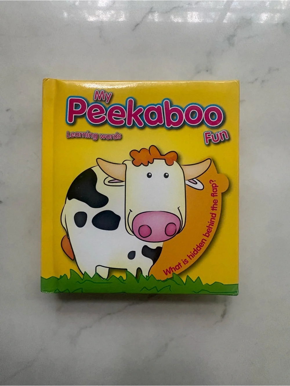 My Peekaboo Fun Board Book - Yellow Cow Cover